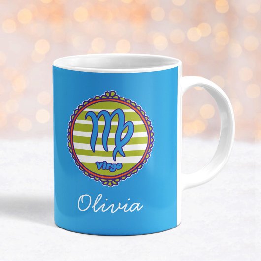 Mug Groovy Virgo Custom