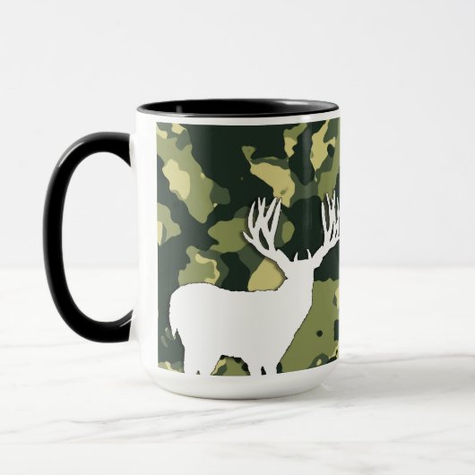 Mug Gros Antler Whitetail Buck Deer (Gauche)
