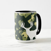 Mug Gros Antler Whitetail Buck Deer (Devant droit)