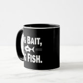 Mug Gros Appât Gros Poisson Pêche Drôle (Devant gauche)