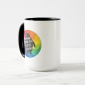 Mug Gros Arc-en-ciel, boue de pingouin (Devant gauche)