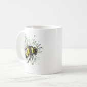 Mug Gros Bourdon Beau, Dessin Numérique (Devant gauche)