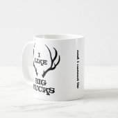 Mug Gros buck drôle de chasse (Devant gauche)
