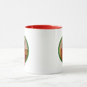 Mug Gros chat dans le bas de Noël (Centre)
