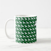 Mug Gros Chien Blanc Vert (Gauche)