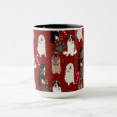 Mug Gros Chiens de Noël (Centre)