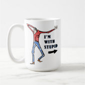 Mug Gros cul, idiot (Gauche)