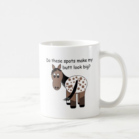 Mug Gros Gros Beurre Appy Humour Blanche Appaloosa Hor (Droite)