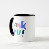 Mug "Gros Merci !" Montrez vos remerciements sincères  (Devant gauche)