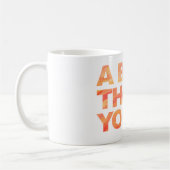 Mug Gros Merci orange (Gauche)