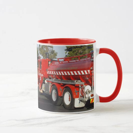 Mug Gros Moteur de feu rouge, (Droite)