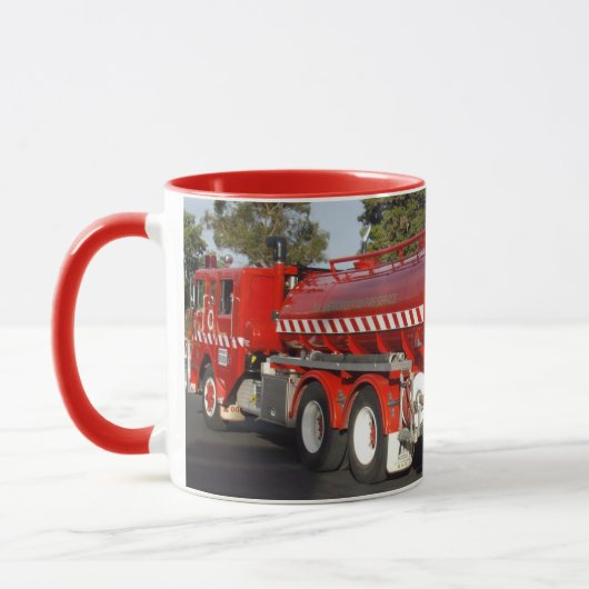 Mug Gros Moteur de feu rouge, (Gauche)