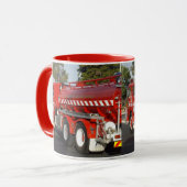 Mug Gros Moteur de feu rouge, (Devant gauche)