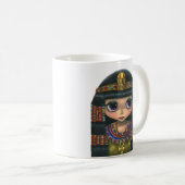 Mug Gros Oeil Cléopâtre Fille Poupée mignonne (Devant droit)