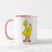Mug Gros Oiseau tenant des ornements de Noël (Gauche)