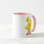 Mug Gros Oiseaux tenant des ornements de Noël (Devant droit)