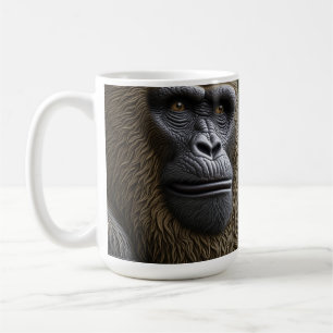 Mug Gros Pied de face rapproché   Gorille, Grand Singe