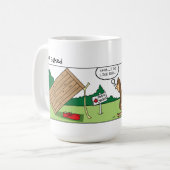Mug Gros Pied Drôle Attrapé (Devant gauche)