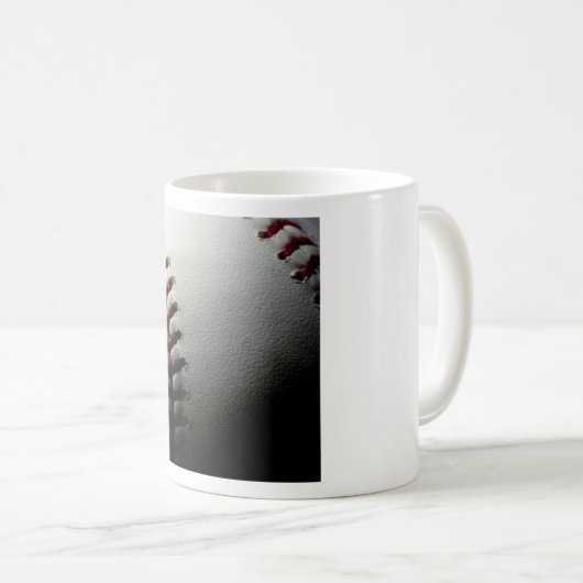 Mug Gros plan de base-ball (Devant droit)