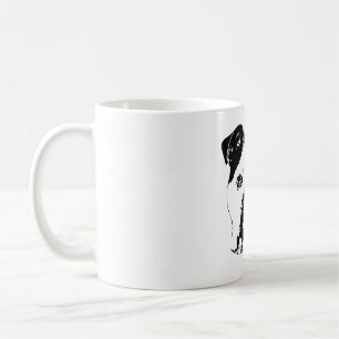 Mug Gros plan de Bulldog Noel