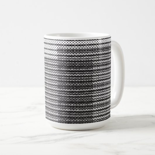 Mug Gros plan d'un chat blanc et orange moelleux (Devant droit)