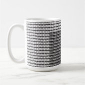 Mug Gros plan d'un chat blanc et orange moelleux (Gauche)