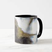 Mug Gros plan d'un porc-épic dans un arbre (Devant droit)