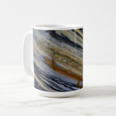 Mug Gros plan d'une dalle de jaspe strié (Devant gauche)