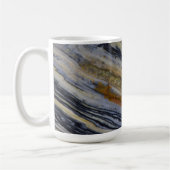 Mug Gros plan d'une dalle de jaspe strié (Gauche)