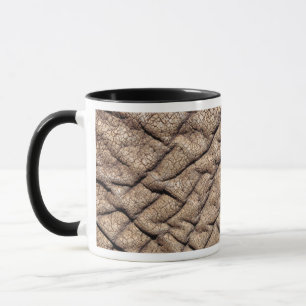 Mug Gros plan sur la peau d'un éléphant d'Afrique