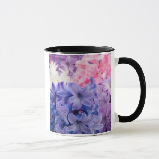 Mug Gros plan sur une plante de jacinthe (Droite)