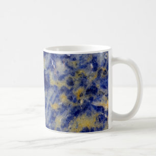 Mug Gros plan sur une sodalite bleue