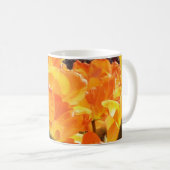 Mug Gros plan Tulipes orange et jaune (Devant droit)