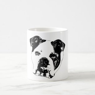 Mug Gros Plans De Fêtes De Bulldog
