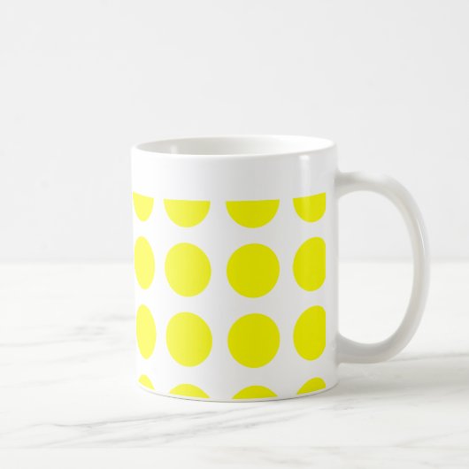 Mug Gros points jaunes (Droite)