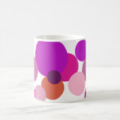 Mug Gros pois les années 70 en violet (Centre)