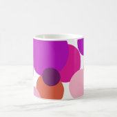 Mug Gros pois les années 70 en violet (Centre)