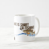 Mug gros poisson à l'hameçon (Devant droit)