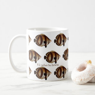 Mug Gros poisson pêchant la boue