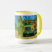 Mug Gros Rig, Véhicule De Transport Lourd, Camion (Devant droit)