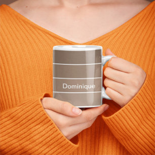 Mug Gros Tirages Gras Avec Bordure Blanche