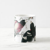Mug Grosbeak à poitrine rose par Audubon (Centre)