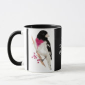 Mug Grosbeak, Oiseau, Nature, Mug, Breast rose (Gauche)