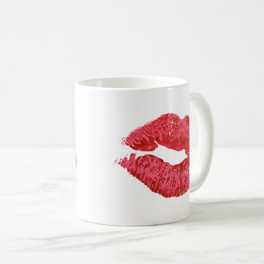 Mug Grosse boue de lèvres (Devant droit)