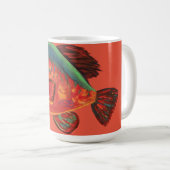 Mug Grosse boue de poisson rouge (Devant droit)