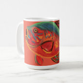 Mug Grosse boue de poisson rouge (Devant gauche)