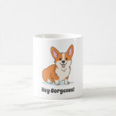Mug Grosse chienne de Corgi mignons - Hey Corgey (Centre)