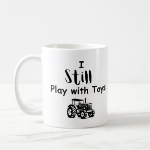 Mug Grosse citation de garçon : Je joue toujours avec