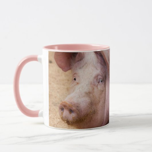 Mug Grosse cochon rose (Gauche)
