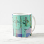 Mug Grosse Fête des pères joyeuse (Devant droit)